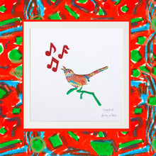 Load image into Gallery viewer, Song Bird with Musical Notes 
