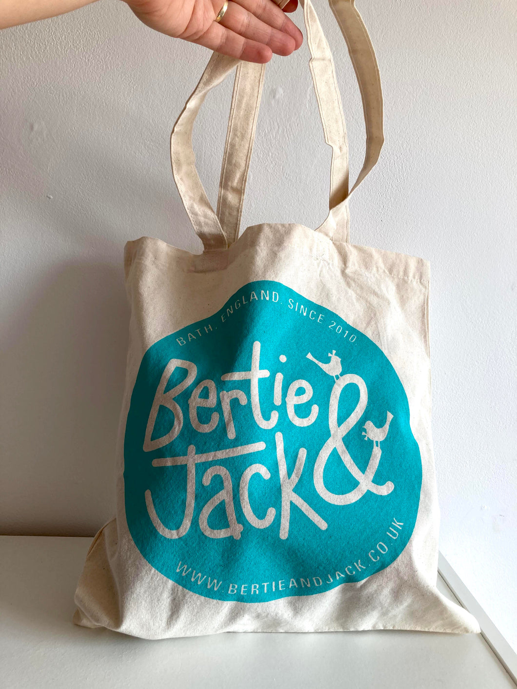Organic Cotton, Fair Trade Bertie & Jack Tote Bag